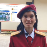 Yohana Heni, siswi kelas X asal Kabupaten Sekadau