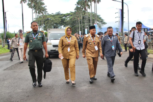 Bupati Erlina Bersama Forkopimda Hadiri Rakornas Pemerintah Pusat dan Daerah, Dorong Akselerasi Program Nasional