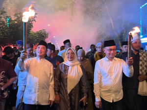 Gubernur Ria Norsan Sebut Pawai Obor Lambang Cahaya Keimanan Sambut Ramadan di Kalbar