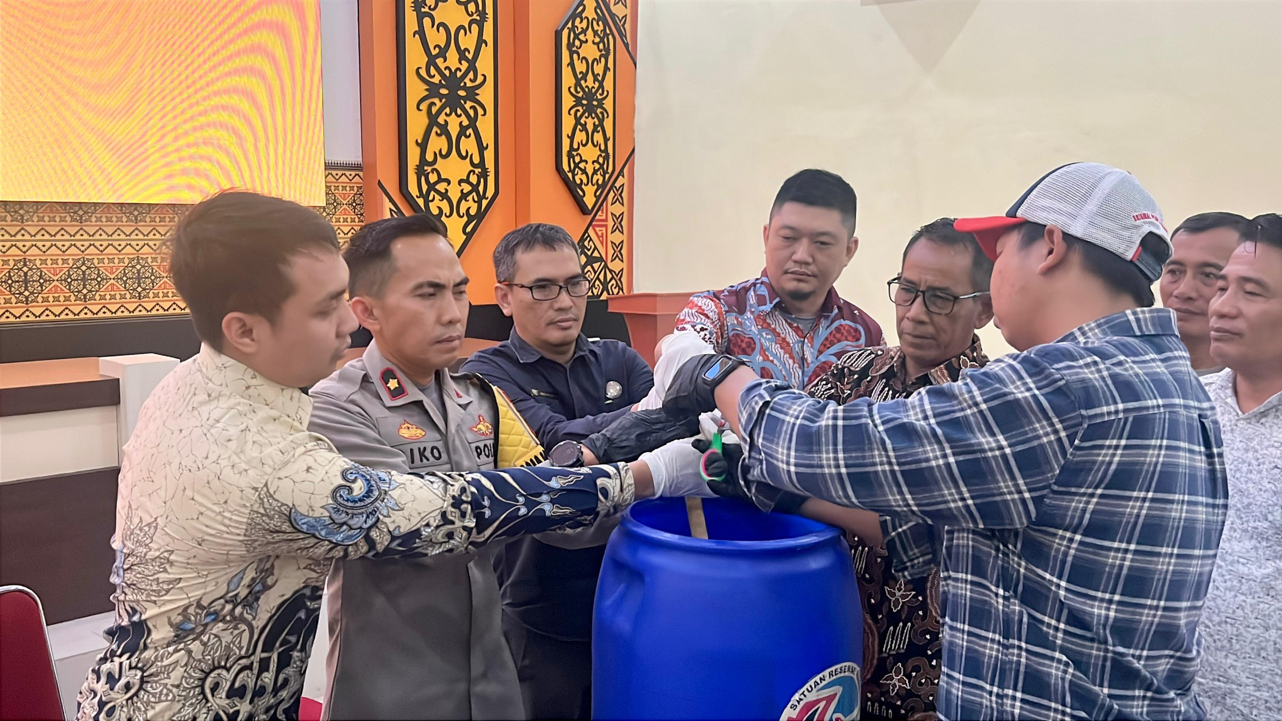 488,05 Gram Sabu Dimusnahkan di Polres Singkawang, Komitmen Polisi Berantas Narkoba