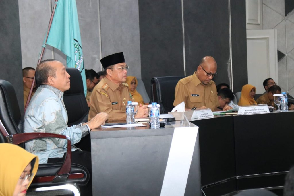 Ria Norsan Terima Audiensi Ketua Umum Dewan Kehutanan Nasional