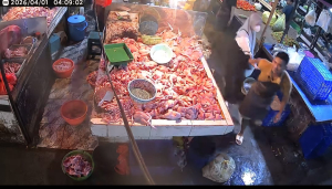 Wanita Diduga Maling Ayam Tertangkap di Pasar Flamboyan