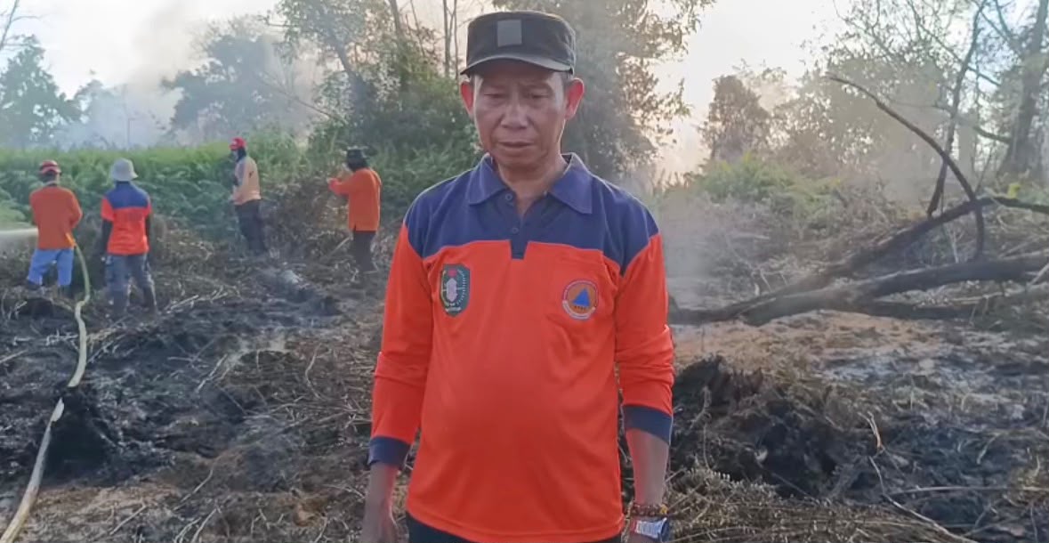 Karhutla di Rasau Jaya Kubu Raya Masuk Hari Ketiga, BPBD Kalbar Fokus Cegah Api Merambat ke Permukiman