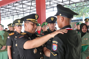 Kasdam XII/Tpr Tutup Pendidikan Pertama Bintara Infanteri TNI AD Gelombang II Tahun 2026