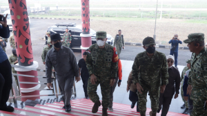 Gubernur Norsan Sambut Panglima TNI dan Kapolri Bahas Kesiapan Karhutla