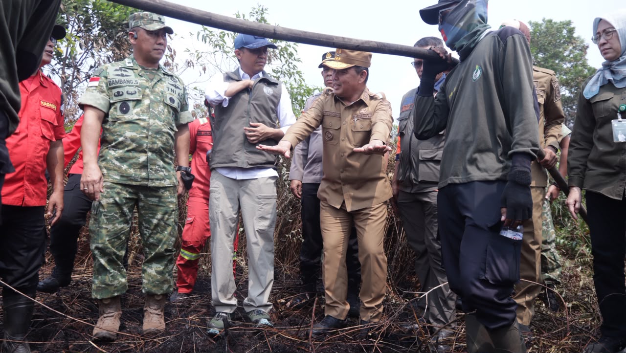 Gubernur Norsan Sebut Titik Api Karhutla Kalbar Turun Drastis Jadi 28