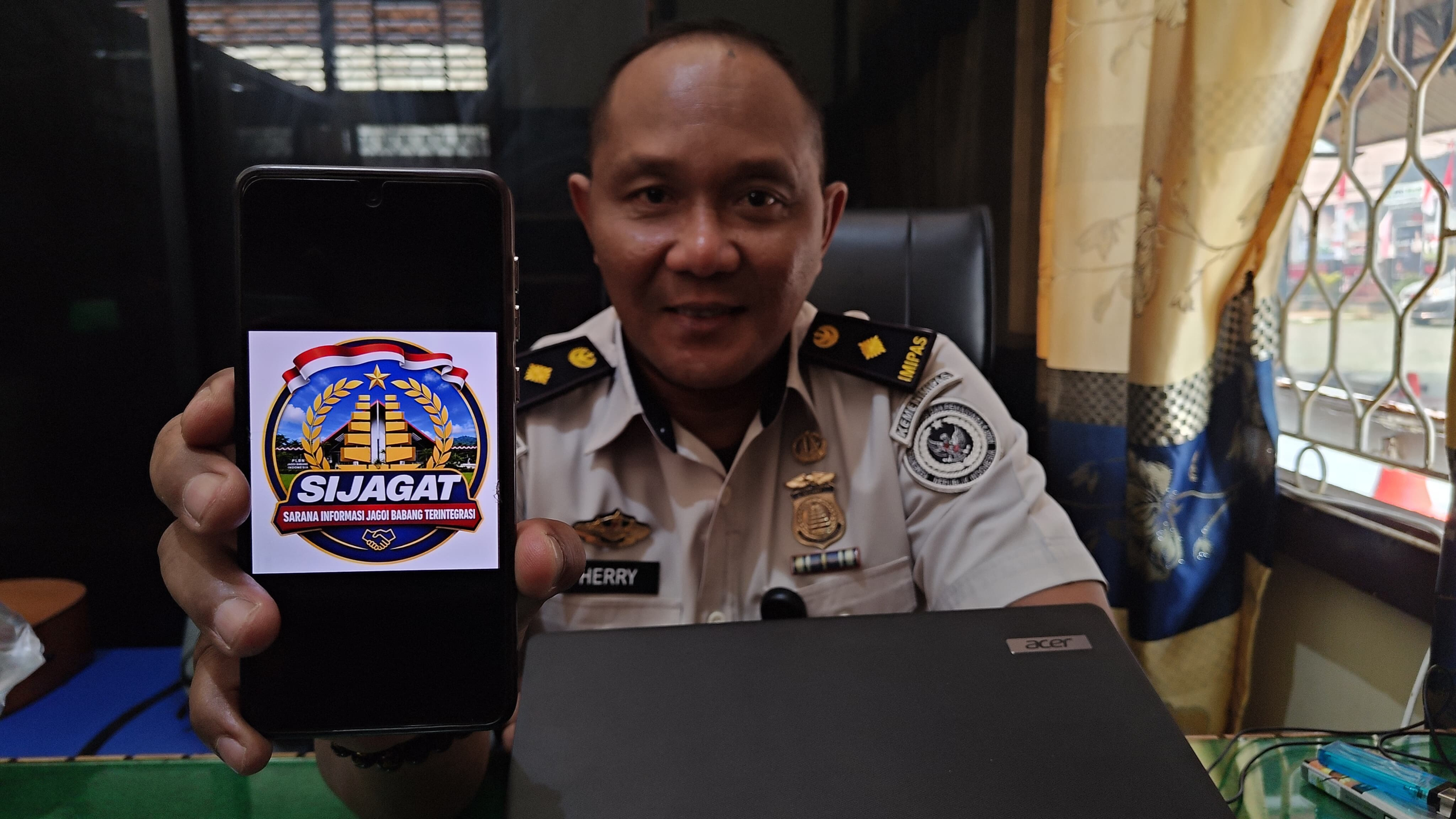 SIJAGAT, Rancangan Inovasi Baru dari Imigrasi Singkawang yang Integrasikan Informasi di PLBN Jagoi Babang