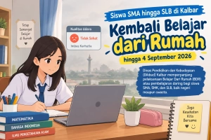 Dinas Pendidikan dan Kebudayaan (Disdikbud) Kalbar memperpanjang pelaksanaan Belajar Dari Rumah (BDR)