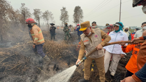 Norsan Turun ke Pelang, Soroti Dugaan Pembakaran Lahan dan Percepat Penanganan Karhutla Ketapang